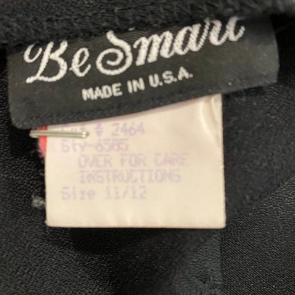 Little Black Scort Dress - Be Smart- Size 11/12 - Picture 7 of 9